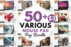 Various Mouse Pad PNG Bundle, premium Mouse Pad PNG Designs Product Image 1