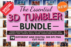 The Essential 3D Tumbler Wrap Bundle , Tumbler Wrap Product Image 1
