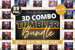 3D Sublimation Tumbler Wrap Huge Bundle , Tumbler Wrap Product Image 1