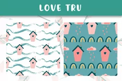 valentine's day digital paper png sublimation pattern Product Image 2