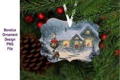 Winter Scene Benelux Ornament Sublimation File Product Image 1
