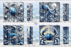 Ocean Tumbler Sublimation, 20 oz Tumbler Wrap Product Image 2