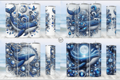 Ocean Tumbler Sublimation, 20 oz Tumbler Wrap Product Image 2