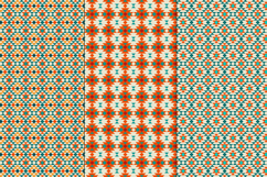Orange Blue Southwestern Seamless Patterns Product Image 3