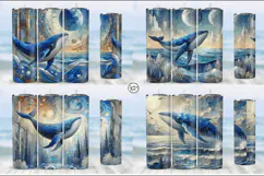 Ocean Tumbler Sublimation, 20 oz Tumbler Wrap Product Image 2