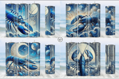 Ocean Tumbler Sublimation, 20 oz Tumbler Wrap Product Image 2