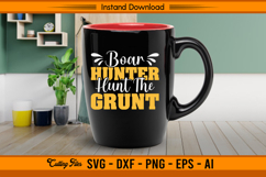 Boar Hunter Hunt The Grunt SVG Design for Hunters Product Image 3