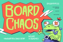 Board Chaos - Handwritten Sans Serif Product Image 1