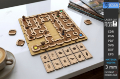 Board Game Labyrinth Laser Cut Bundle | Maze Game | Puzzle Product Image 3