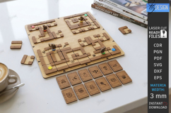 Board Game Labyrinth Laser Cut Bundle | Maze Game | Puzzle Product Image 7