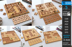 Board Game Labyrinth Laser Cut Bundle | Maze Game | Puzzle Product Image 1