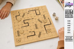 Snakes and Ladders Board Games Laser Cut Bundle | Kids Laser Product Image 3
