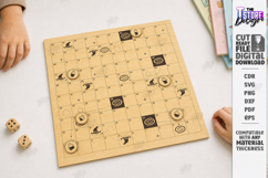 Snakes and Ladders Board Game Laser Cut | Kids Laser | CNC Product Image 1