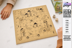 Snakes and Ladders Board Games Laser Cut Bundle | Kids Laser Product Image 9