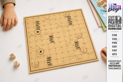 Snakes and Ladders Board Game Laser Cut | Kids Laser | CNC Product Image 1
