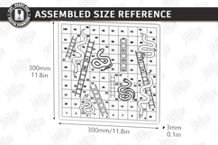Board Games Laser Cut Bundle | Snakes and Ladders | CNC File Product Image 6
