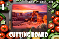 American landscape cutting board design - cutting board desi Product Image 1