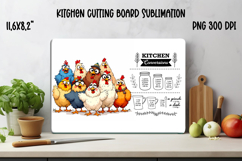 Kitchen conversion chart cutting board | Chicken board Product Image 1