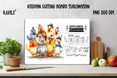 Kitchen conversion chart cutting board | Chicken board Product Image 1