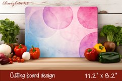 Watercolor Cutting Board. Abstract Kitchen Cutting Board Product Image 1