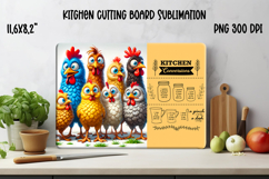 Kitchen conversion chart cutting board | Chicken board Product Image 1