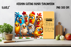 Kitchen conversion chart cutting board | Chicken board Product Image 1
