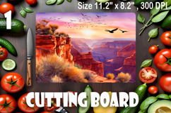 American landscape cutting board design - cutting board desi Product Image 1