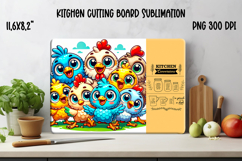 Kitchen conversion chart cutting board | Chicken board Product Image 1