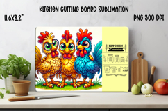 Kitchen conversion chart cutting board | Chicken board Product Image 1