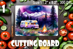 American landscape cutting board design - cutting board desi Product Image 1