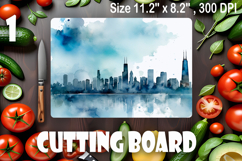 American landscape cutting board design - cutting board desi Product Image 1