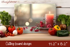 Valentine Day Cutting Board Sublimation Cutting board Product Image 1