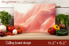 Watercolor geometry Cutting Board. Abstract Kitchen Product Image 1