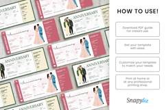 Anniversary Gift Ticket Canva Templates Product Image 3