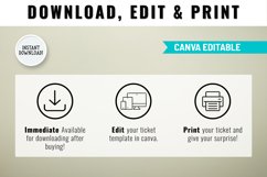 Editable Canva Boarding Pass Template, Canva Designs Product Image 10