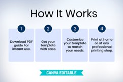 Editable Canva Boarding Pass Template, Canva Designs Product Image 9