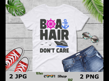 Boat Hair Don&#039;t Care Png, Cruise Png, Summer Png, Boat Png Product Image 3