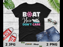 Boat Hair Don&#039;t Care Png, Cruise Png, Summer Png, Boat Png Product Image 2
