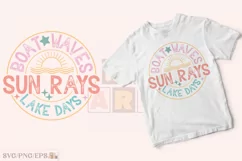 Lake SVG T-shirt Design, Lake PNG Product Image 2