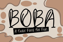Boba - Hand Drawn Cute Font Product Image 1