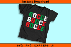 Bocce Bocce Bocce SVG | Italian Flag Colors Bocce Design Product Image 2