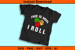 This Is How I Roll SVG | Bocce Ball Italian Flag Design Product Image 2