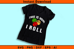 This Is How I Roll SVG | Bocce Ball Italian Flag Design Product Image 3