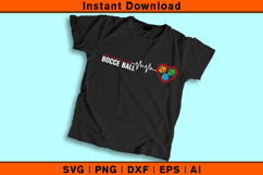 Bocce Ball Heartbeat SVG | Love Bocce Ball Design Product Image 2