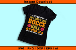 Smart People Play Bocce SVG | Funny Bocce Ball Design Product Image 3