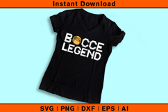 Retro Bocce Legend SVG | Vintage Bocce Ball Design Product Image 3