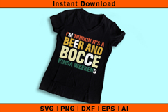 Beer and Bocce SVG PNG DXF EPS AI | Funny Weekend Cut File Product Image 3
