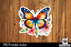 Butterfly Sticker PNG Product Image 1