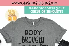 Funny Workout Quote on Shirt Mockup 