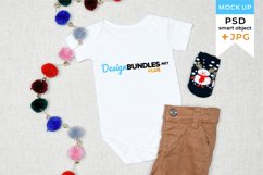 Bodysuit Mockup | Christmas bodysuit mockup Product Image 1